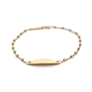 18ct Gold Identity Petite Childs Bracelet