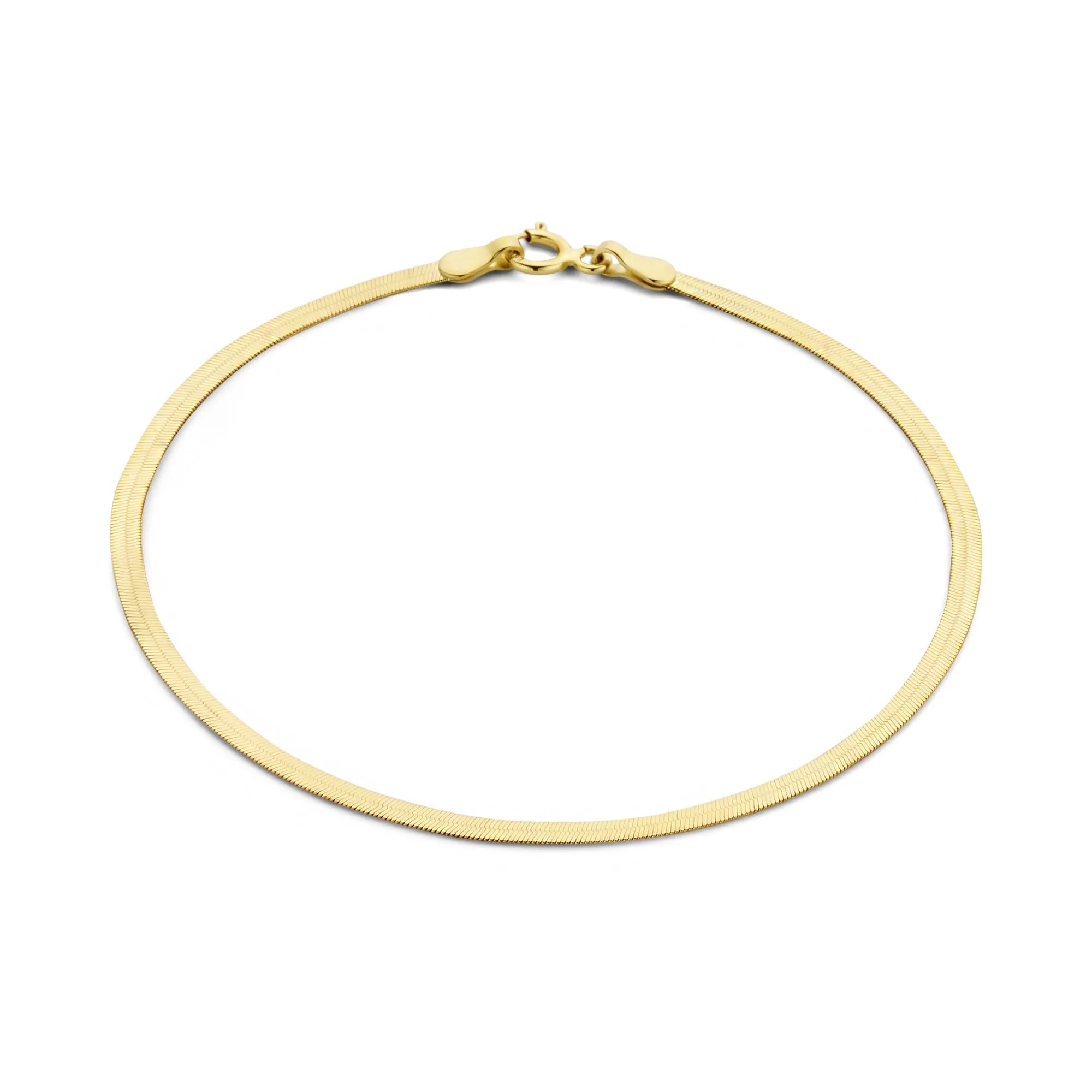 Aidee Leontine 14 karat gold snake bracelet