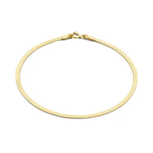 Aidee Leontine 14 karat gold snake bracelet