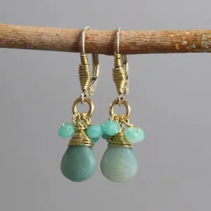 Amazonite Tal Earrings