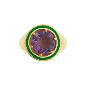 Amethyst Chevalier Ring