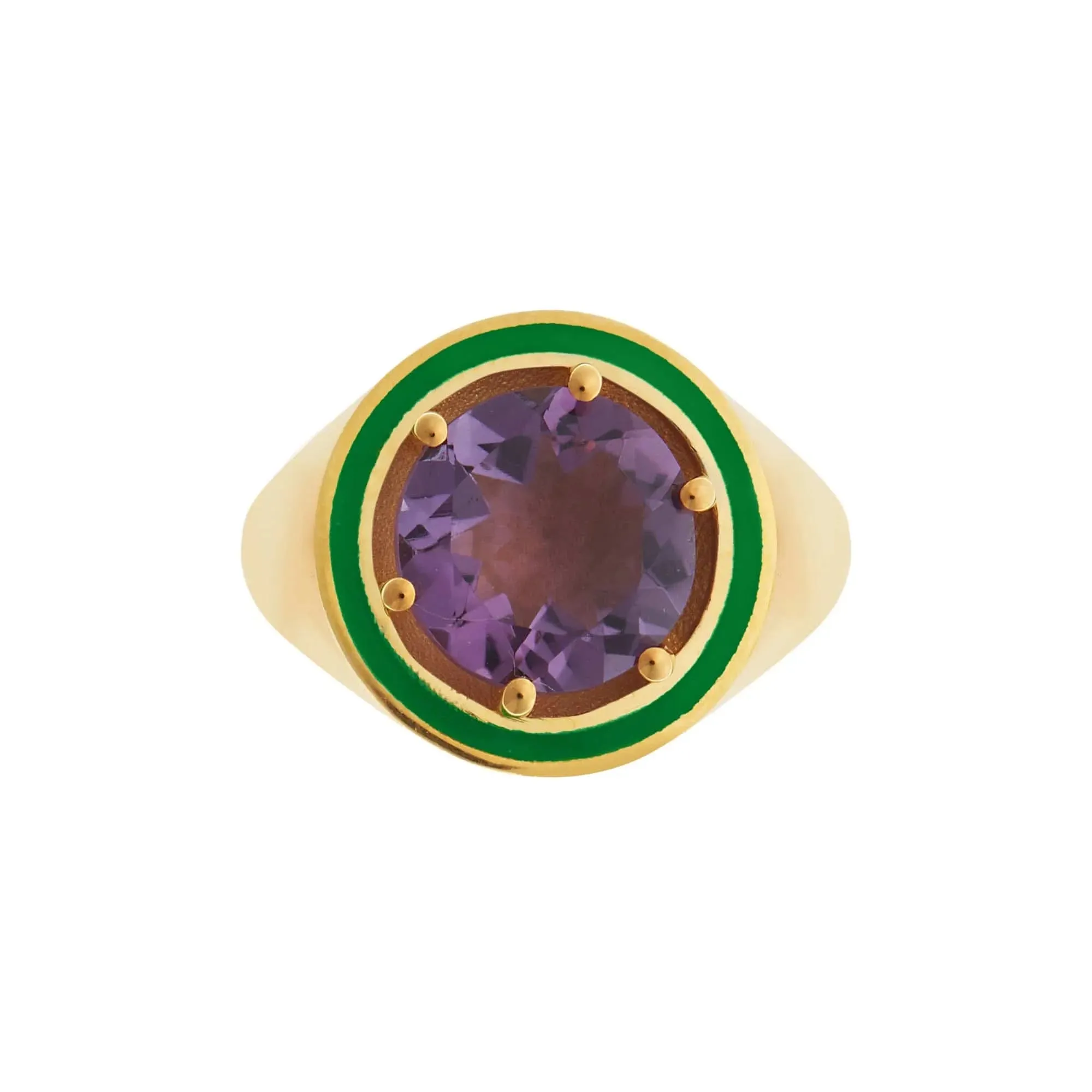 Amethyst Chevalier Ring