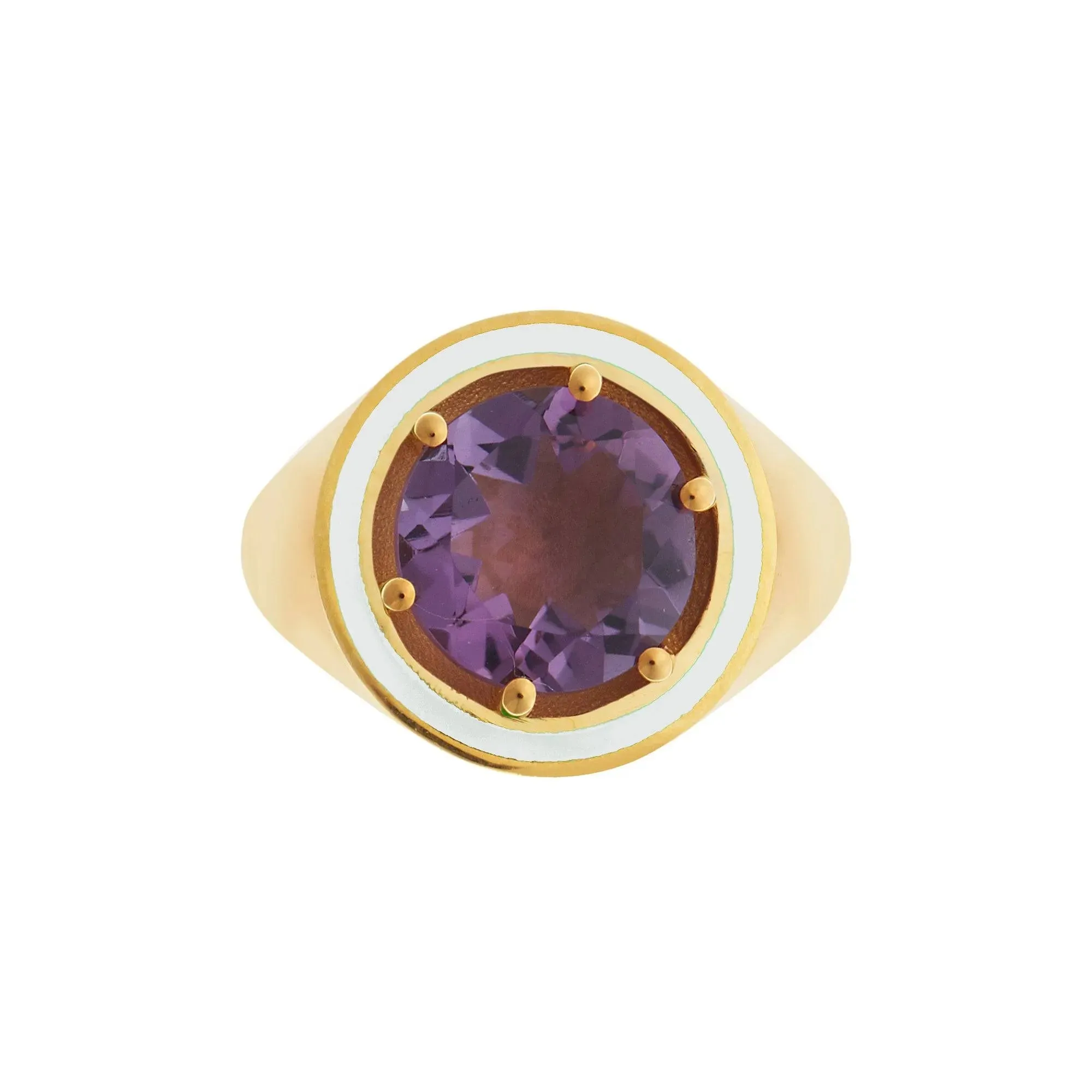 Amethyst Chevalier Ring