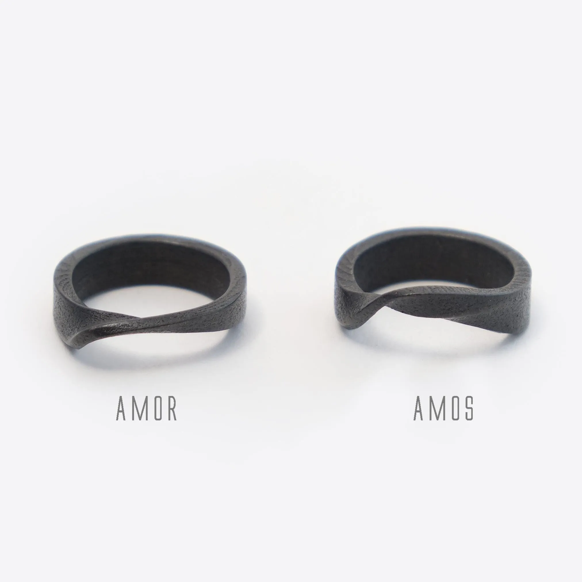 Amos Steel Ring ─ Bold