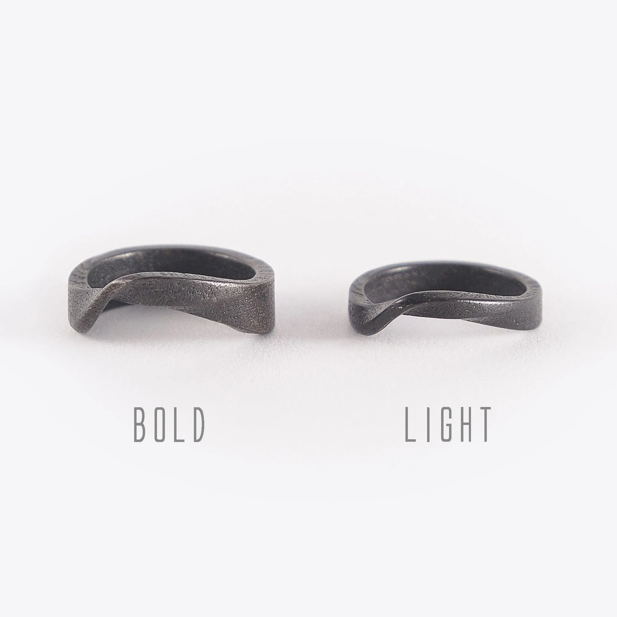 Amos Steel Ring ─ Bold