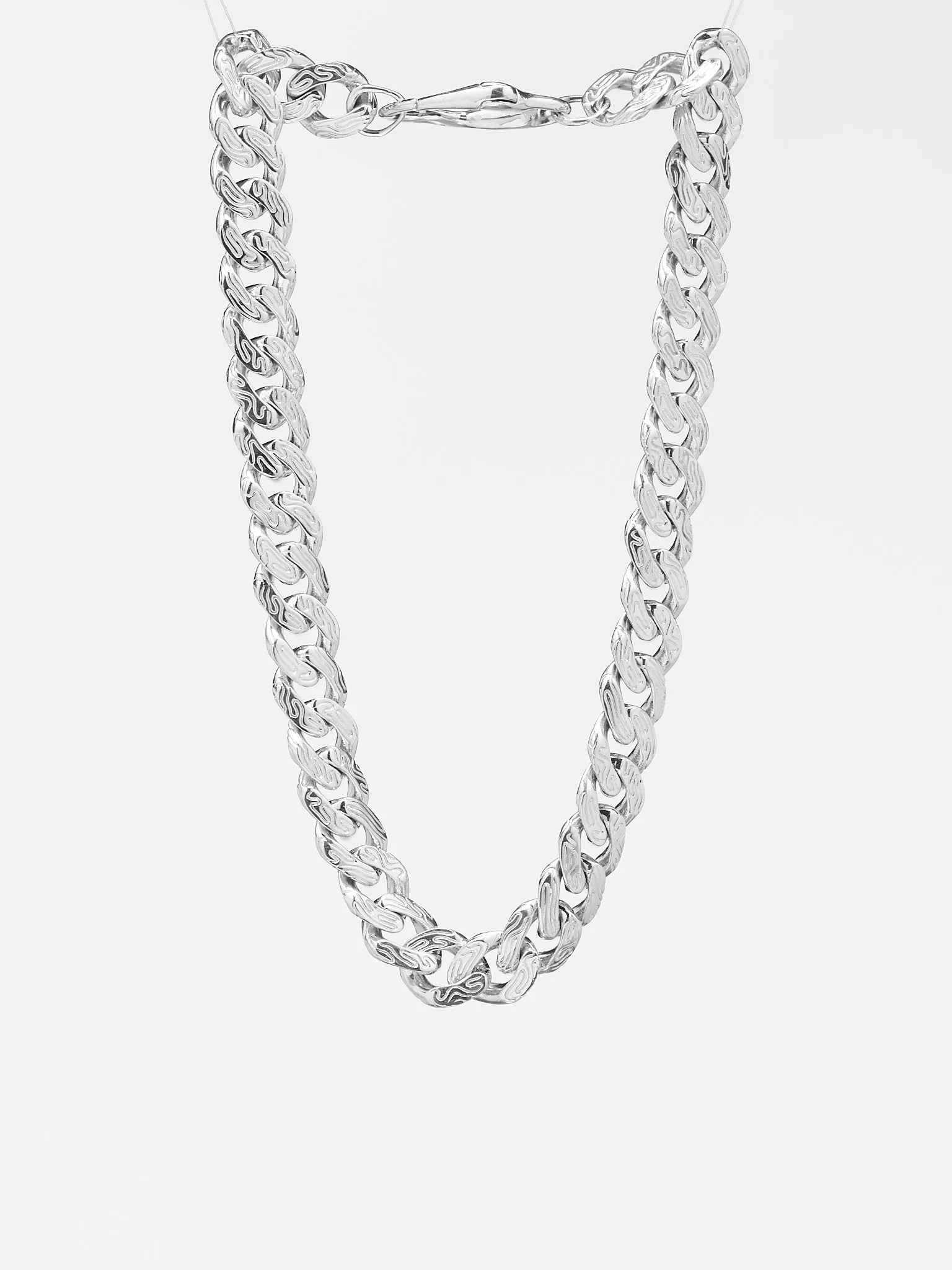 Archipelago Chain Necklace (ARCHIPELAGO-14MM-SILVER)