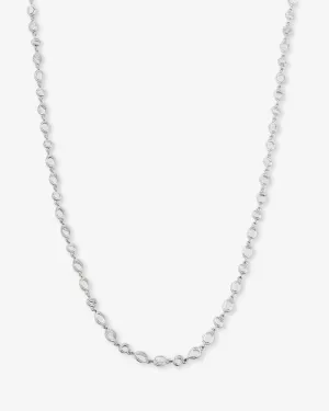 Baby "She's A Natural" Infinity Necklace - Silver