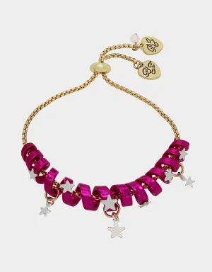 BETSEYS HOLIDAY COIL BRACELET PINK