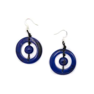 Blooming Days: Tagua Earrings-Lorena Blue