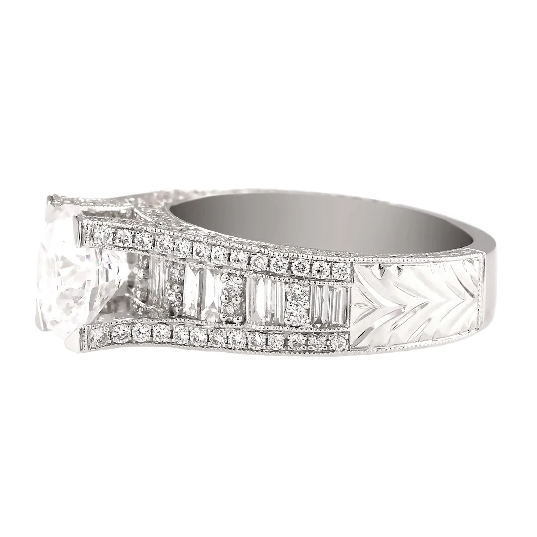 Bold Surprise Diamond Baguette Ring