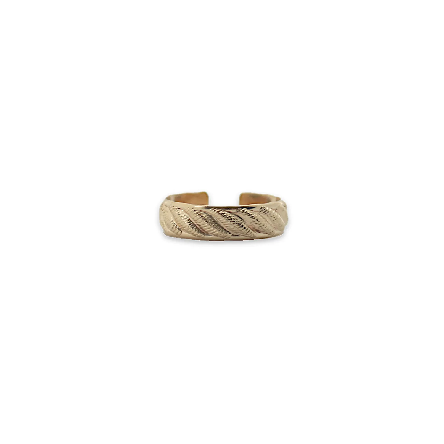 Braided Cigar Band Ring