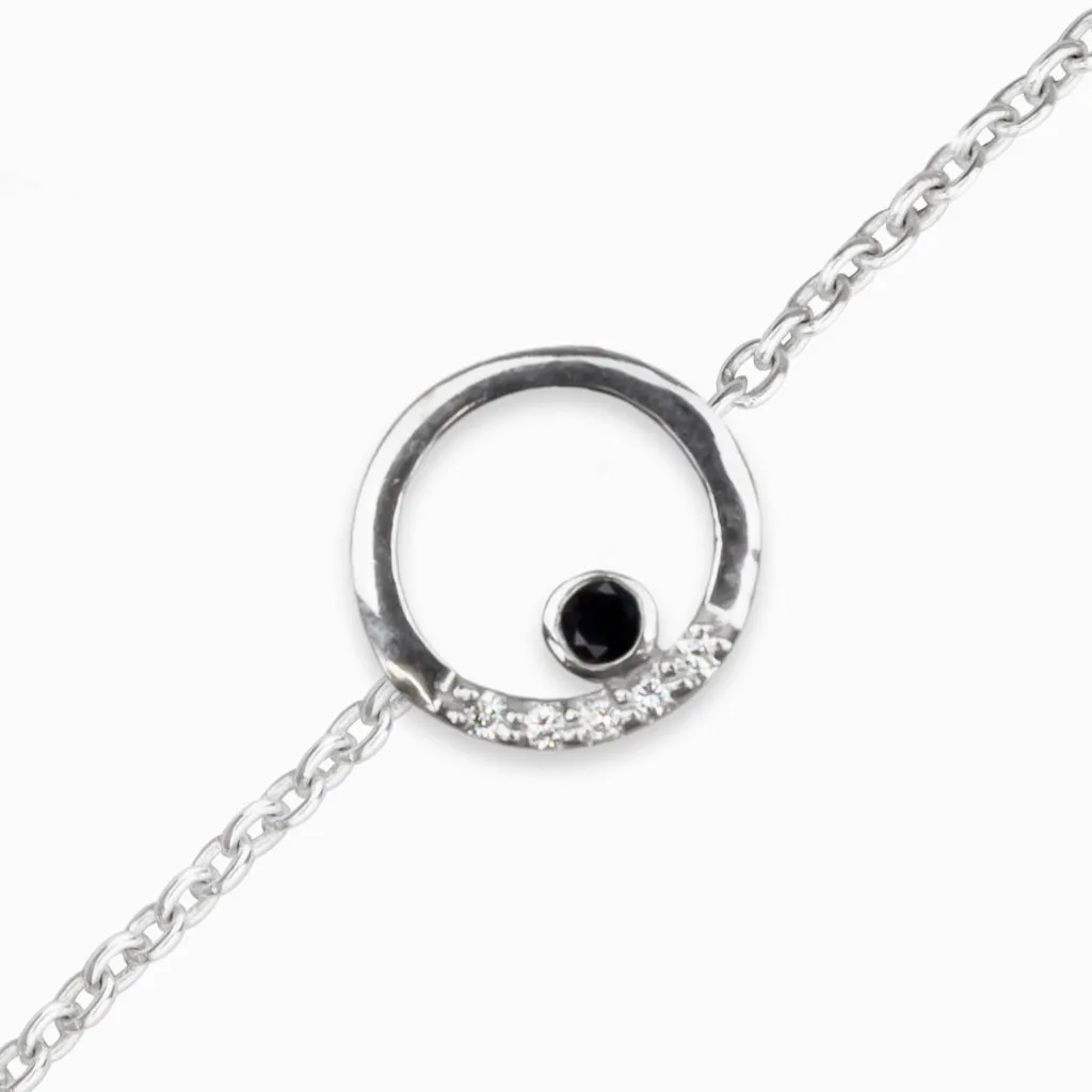 Cercle: Black Spinel & Diamond