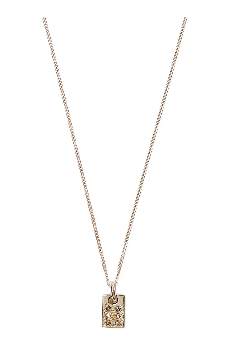 Chan Luu Petite Domino Necklace in Yellow Gold