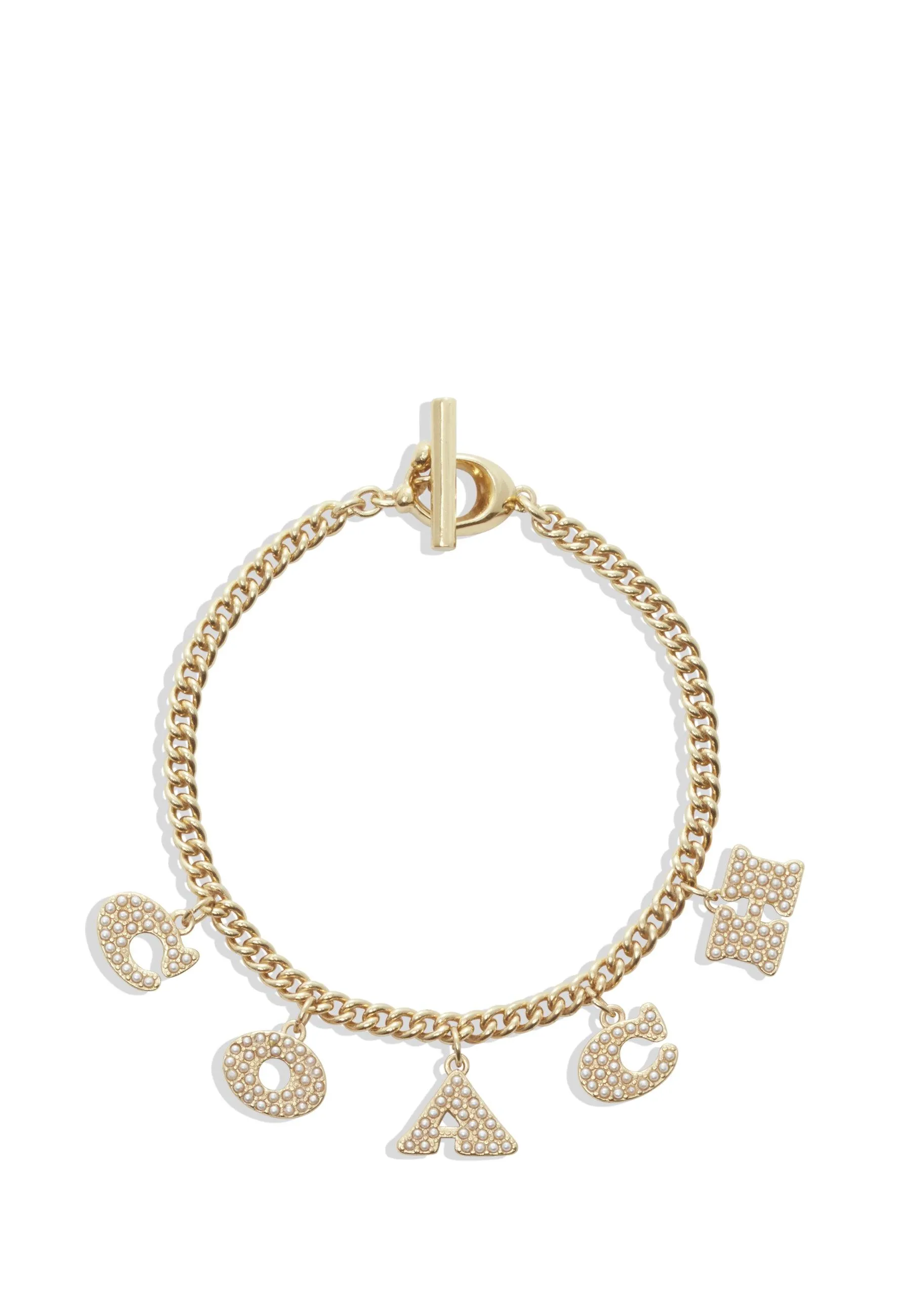 Coach Station Charm Bracelet