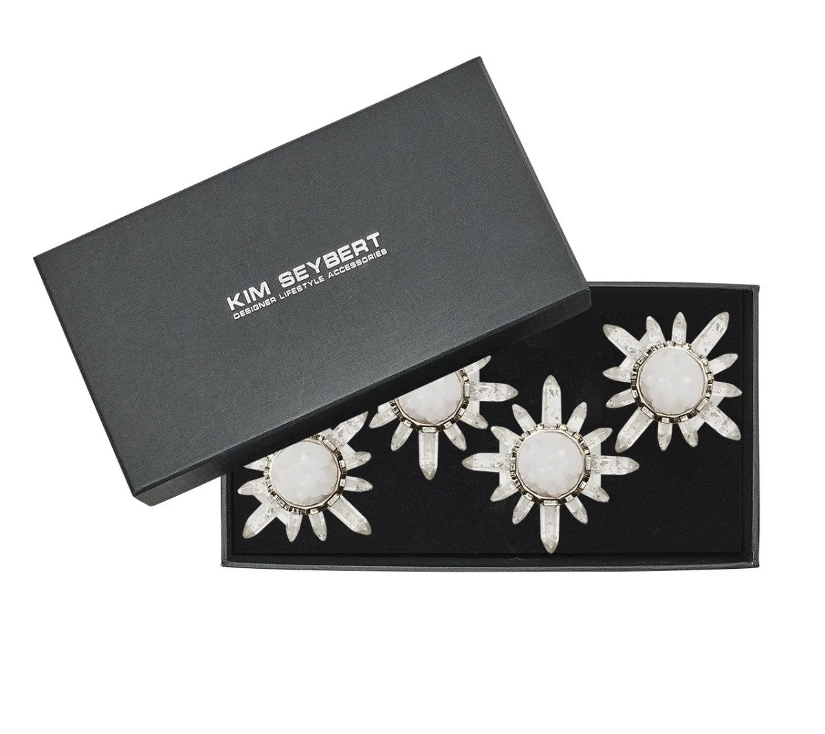 Coronet Napkin Rings, Set of 4 in a Gift Box