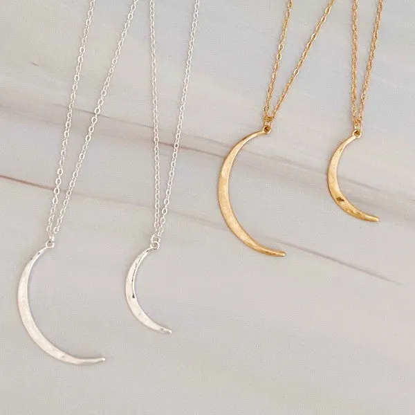 Crescent Duo Necklace Set Of 2