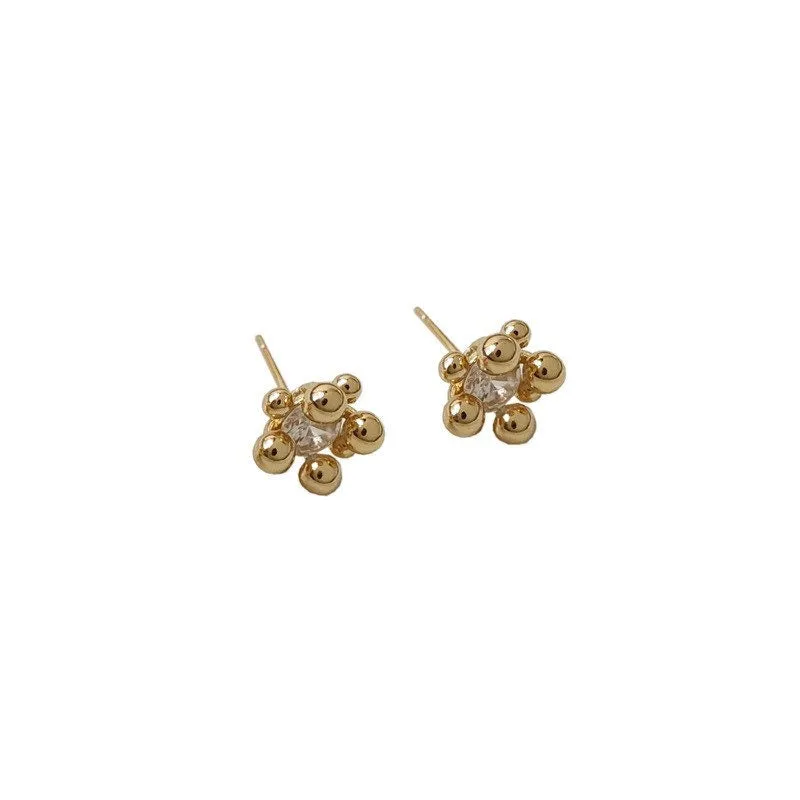 Crystal Bubbles Stud Earrings