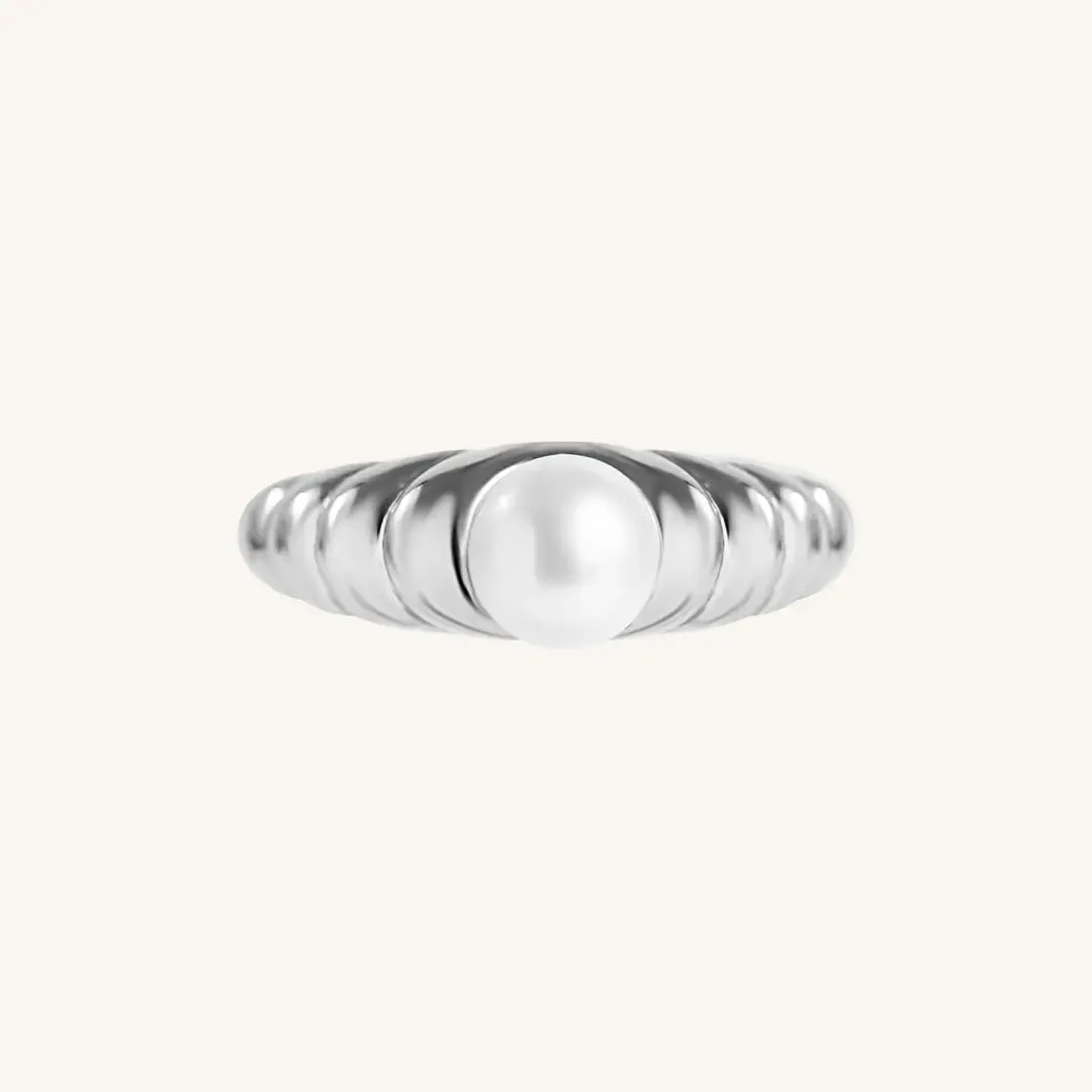 Deco Pearl Ring