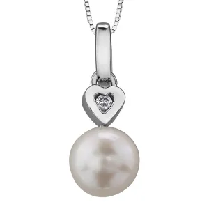 Diamond and Pearl Pendant