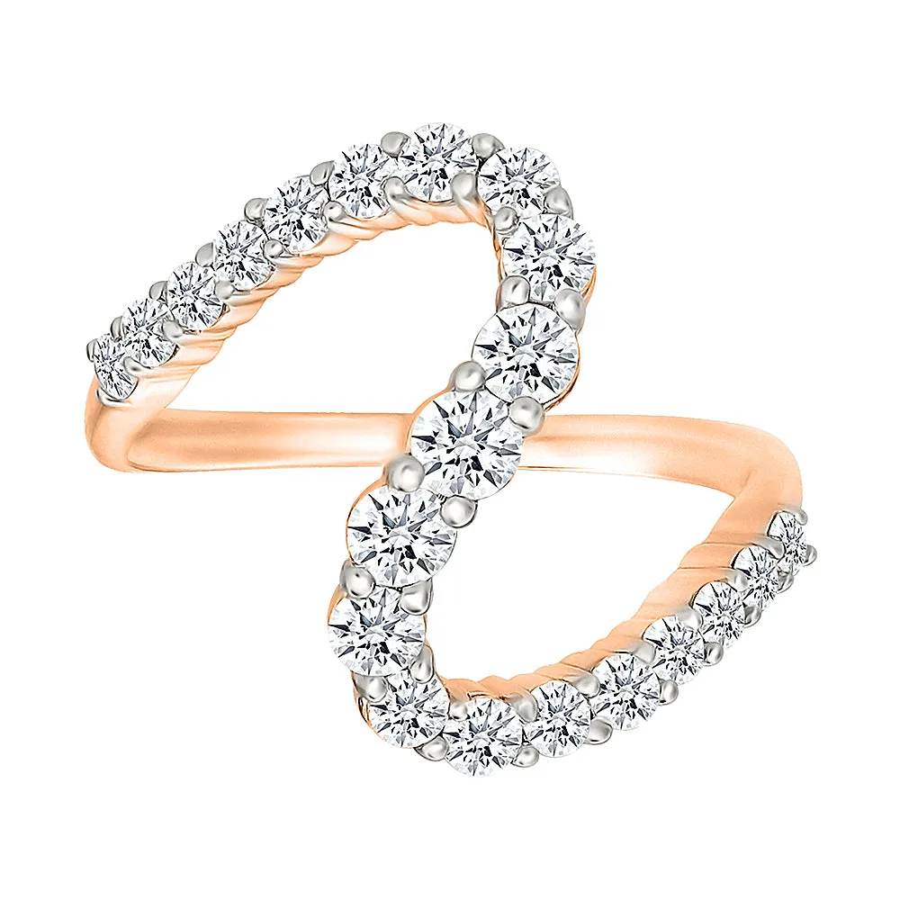 Diamond Wave Gold & Diamond Ring