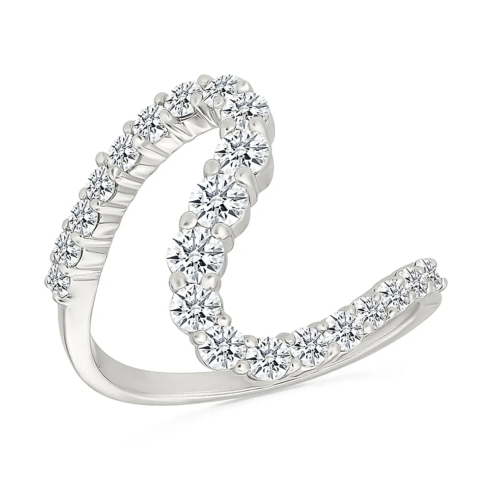 Diamond Wave Gold & Diamond Ring