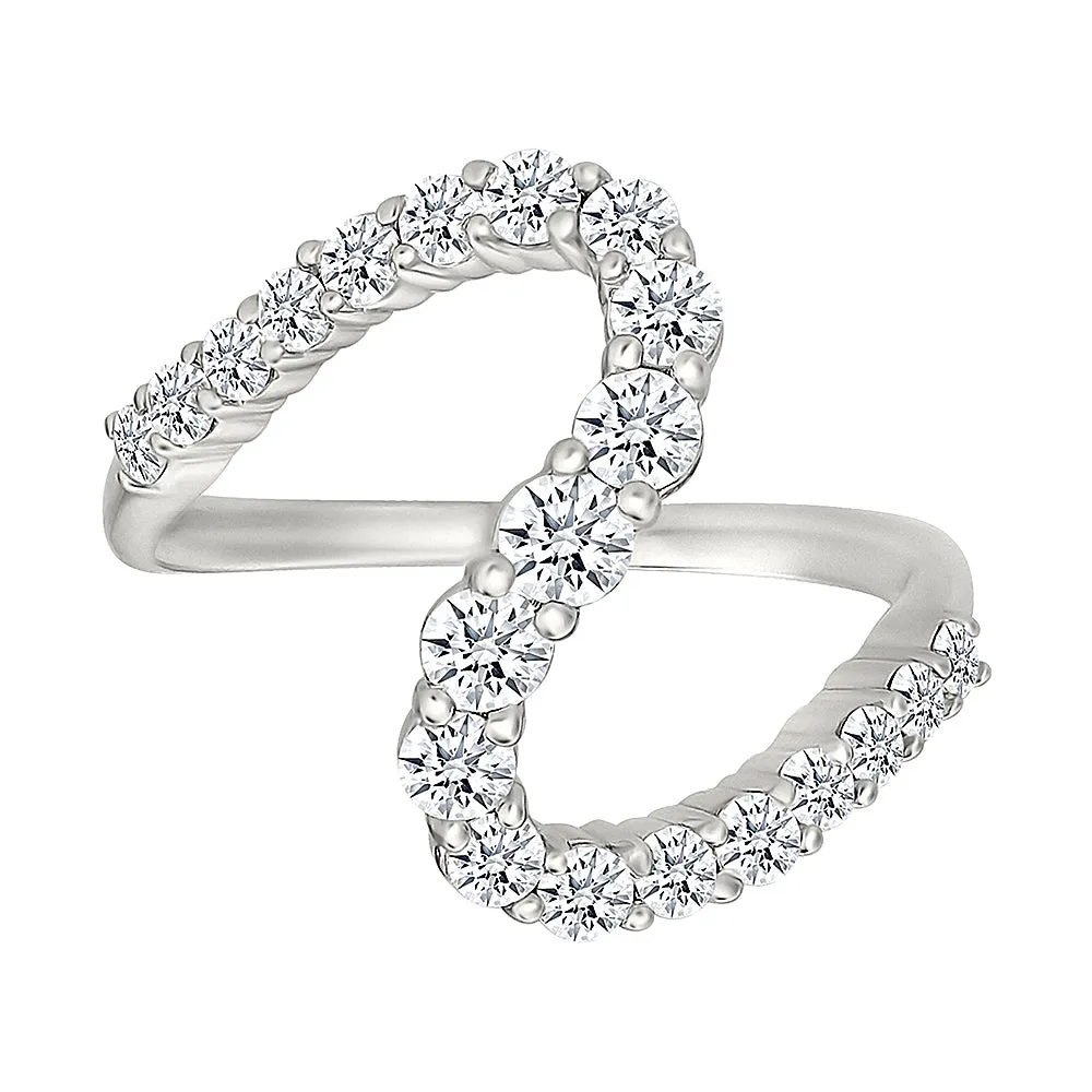 Diamond Wave Gold & Diamond Ring