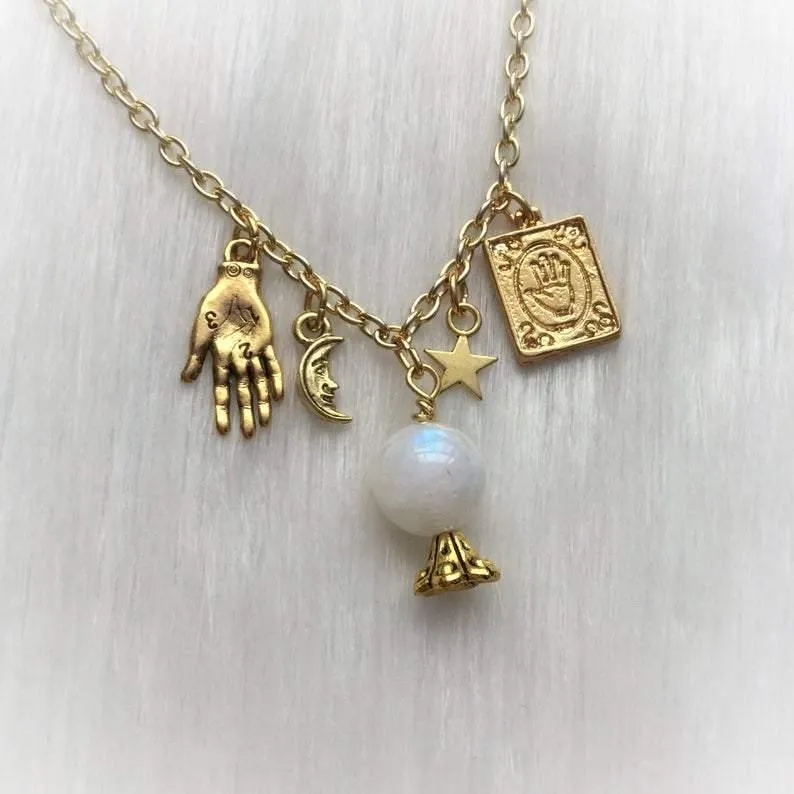 Fortune Teller's Charms Necklace