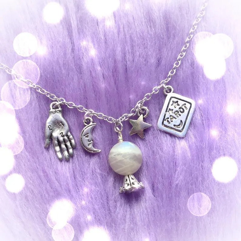 Fortune Teller's Charms Necklace