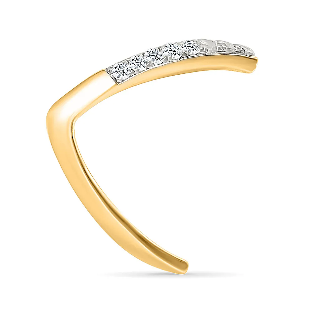 Glittering Diamond Vanki Ring