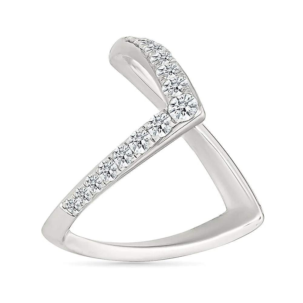 Glittering Diamond Vanki Ring