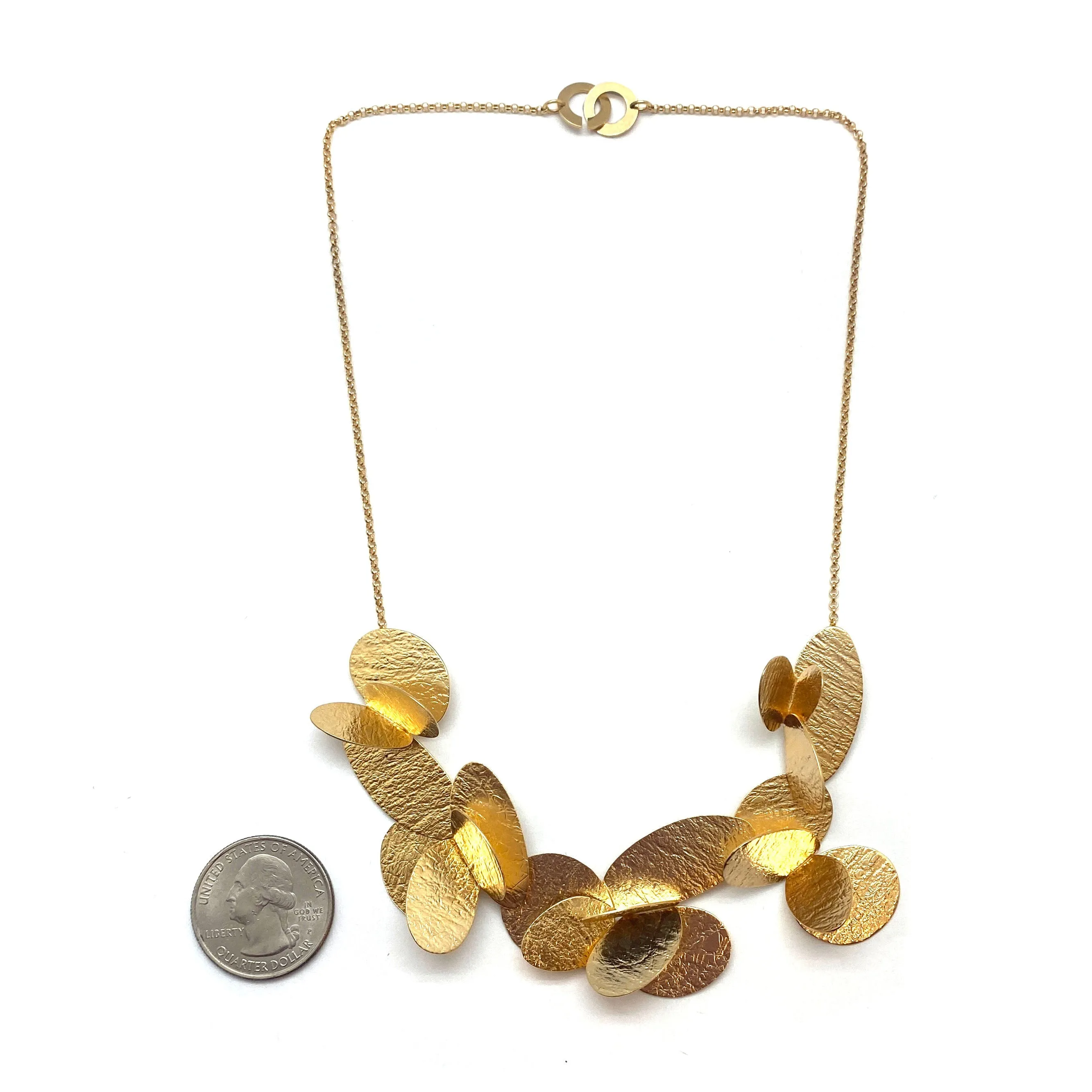 Gold Vermeil 3D Necklace