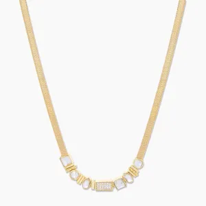 Gorjana Venice Shimmer Necklace (gold)