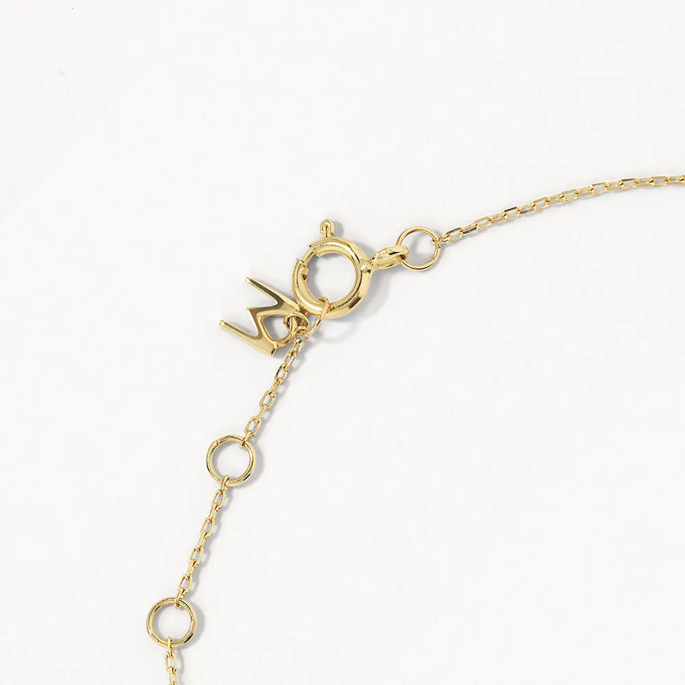 Laboratory-Grown Diamond 0.10ct Round Bracelet in 10k Gold