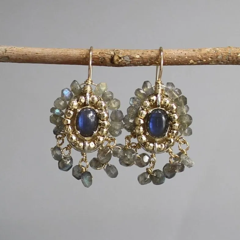 Labradorite Cherkes Earrings