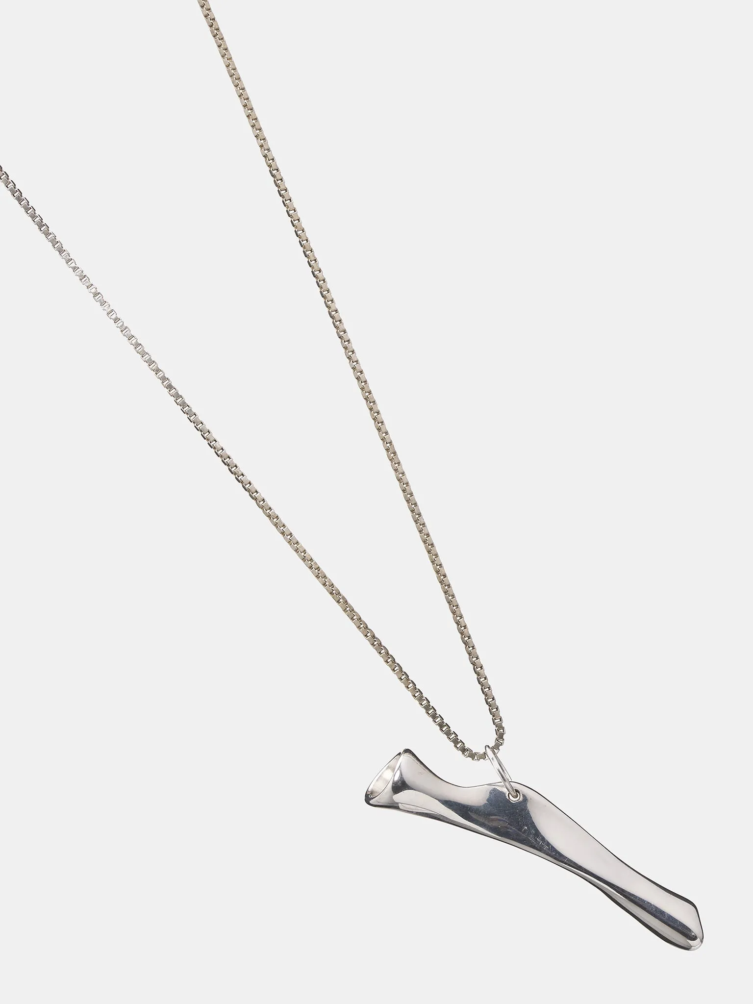 Liquid Straw Necklace (LIQUID-STRAW-POLISHED-SILVER)