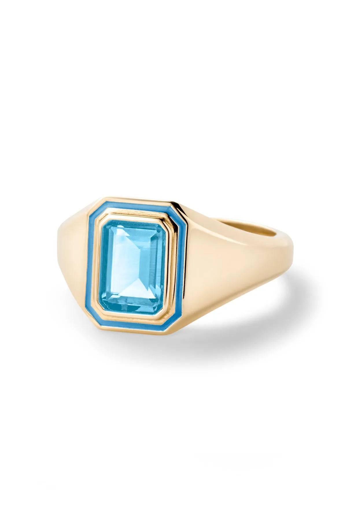 Madison Rectangle Bezel Signet Ring