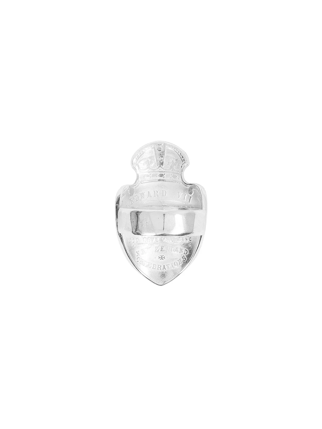 Men's Heart Shield Ring