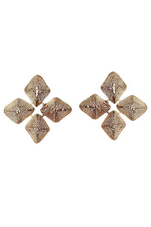 Miharu Sundial Studs Earrings