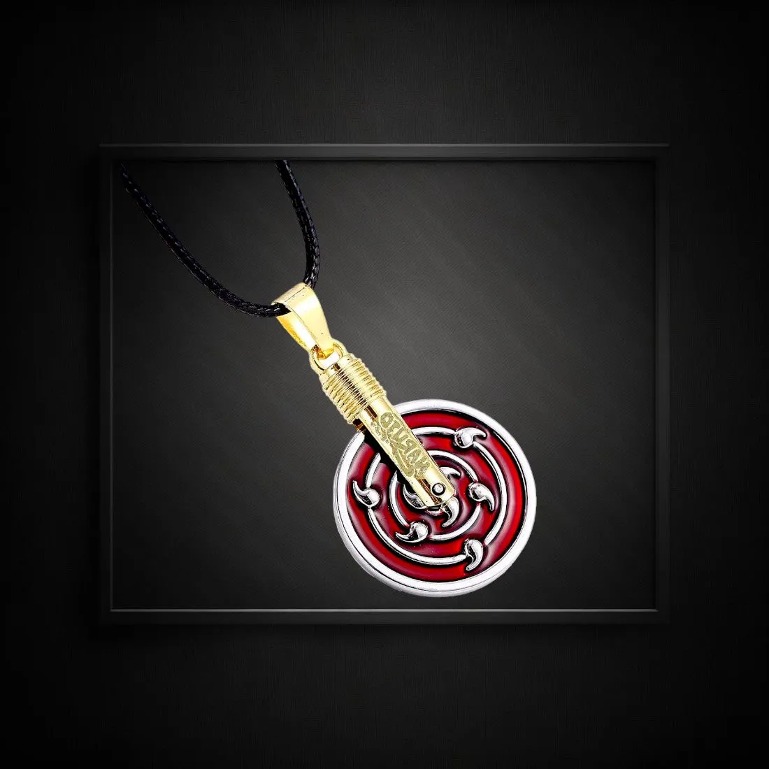 Naruto Necklace |Uchiha Madara Infinite Tskoyomi |Anime Pendant