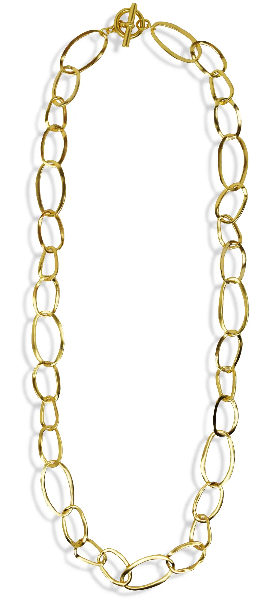 Oval link long chain