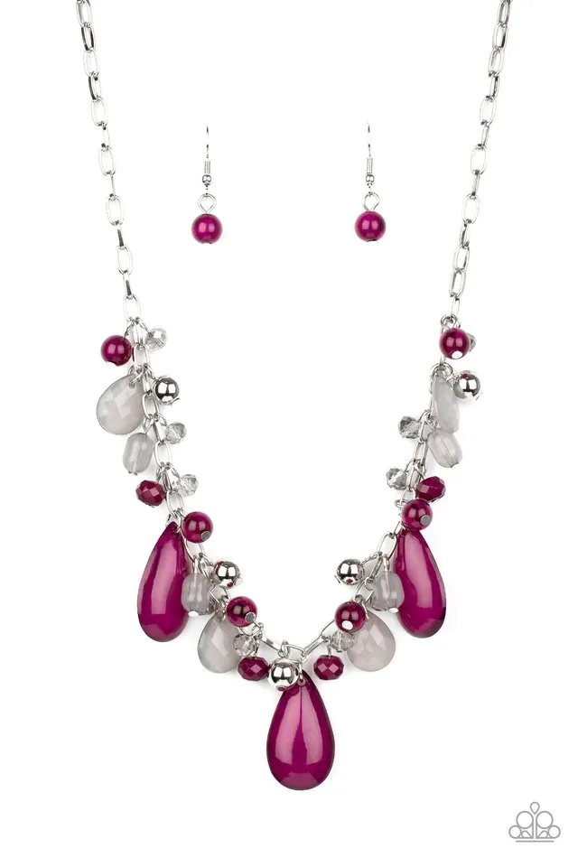 Paparazzi Necklace ~ Seaside Solstice - Purple