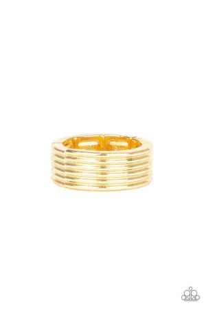 Paparazzi Ring ~ A Mans Man - Gold