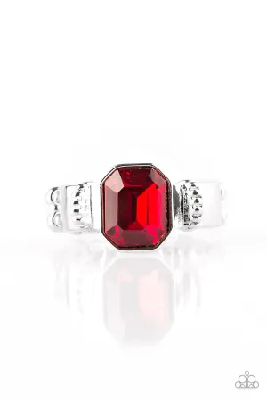 Paparazzi Ring ~ Regal Relic - Red