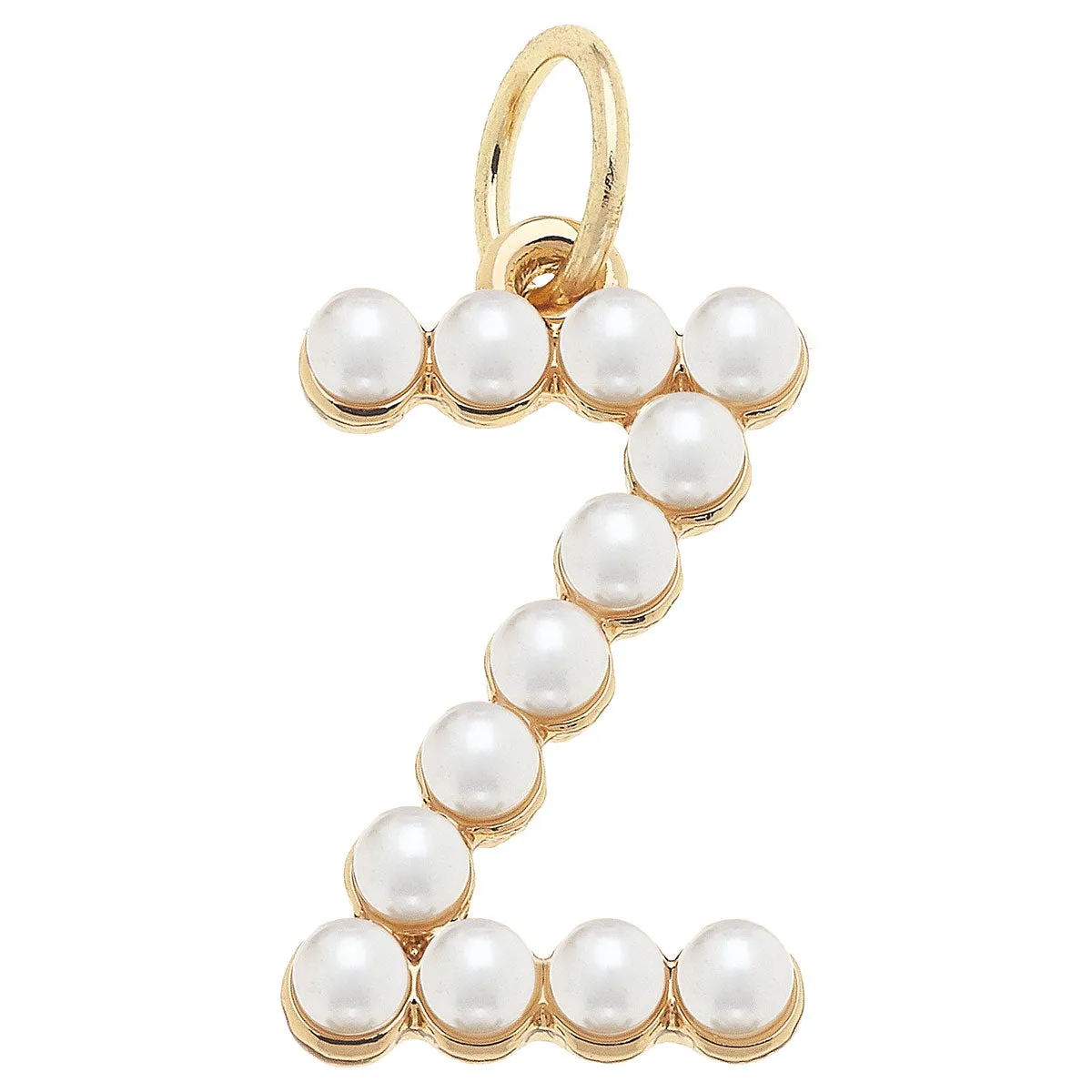 Pearl Studded Letter Charms