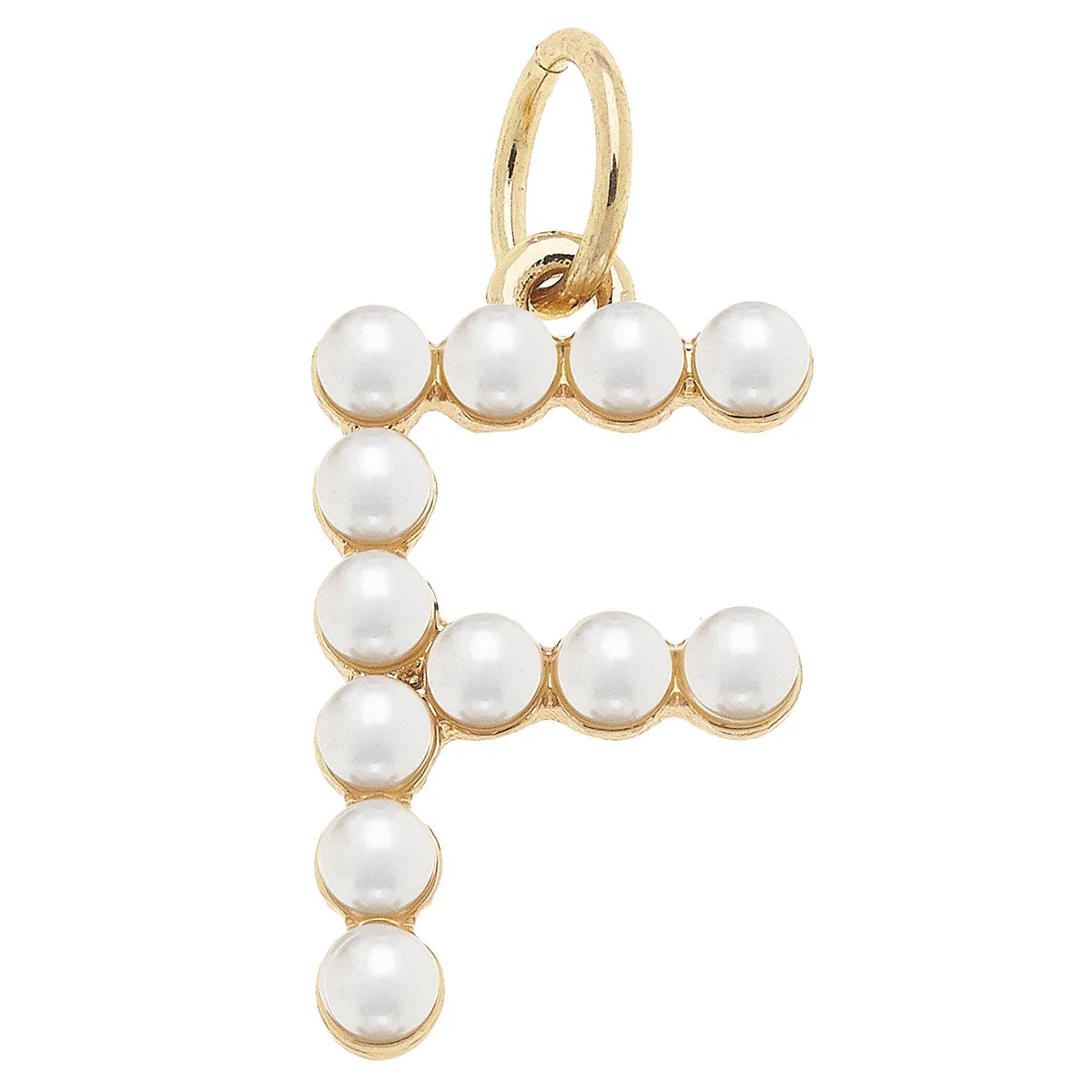 Pearl Studded Letter Charms