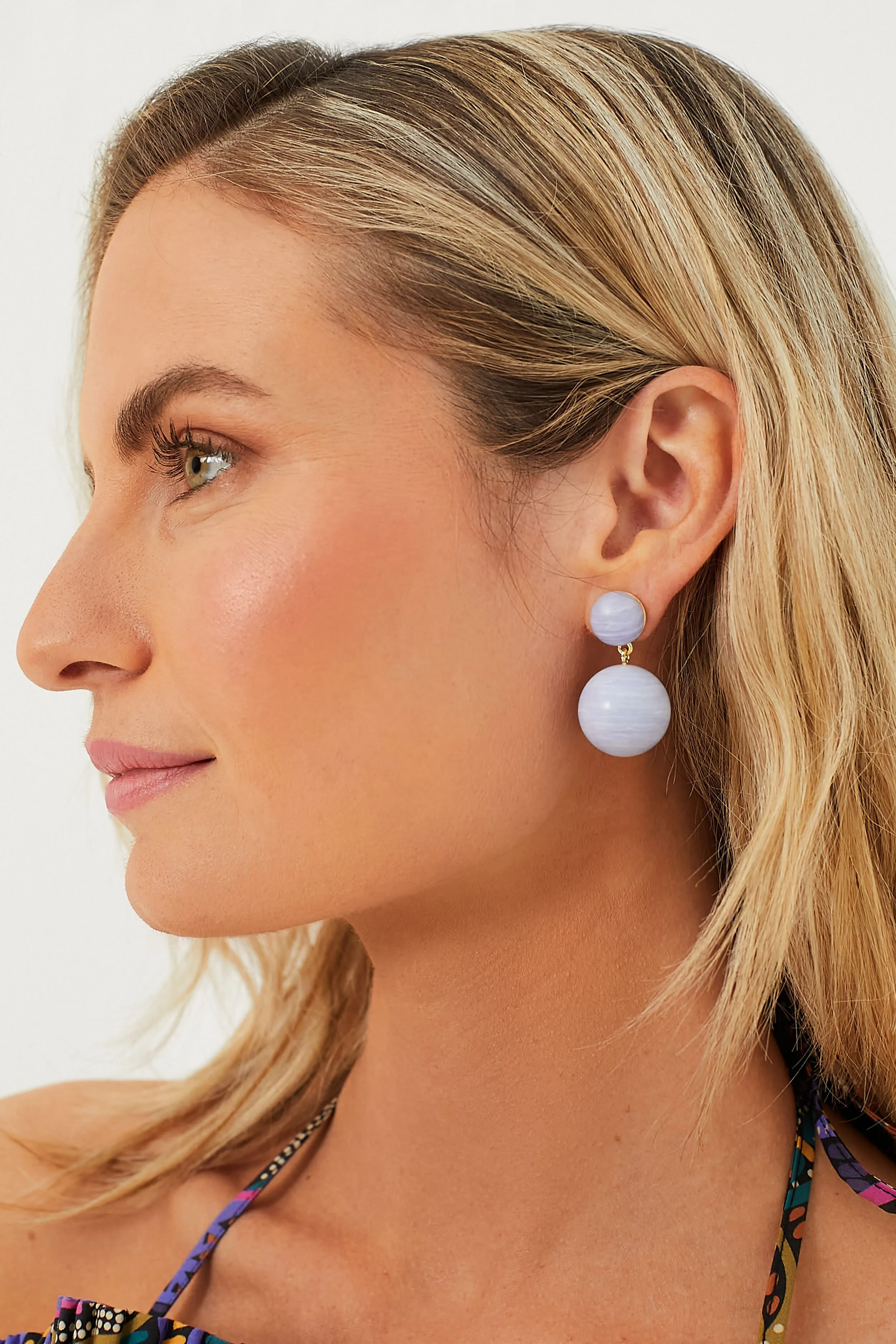 Periwinkle Petite Lantern Earrings