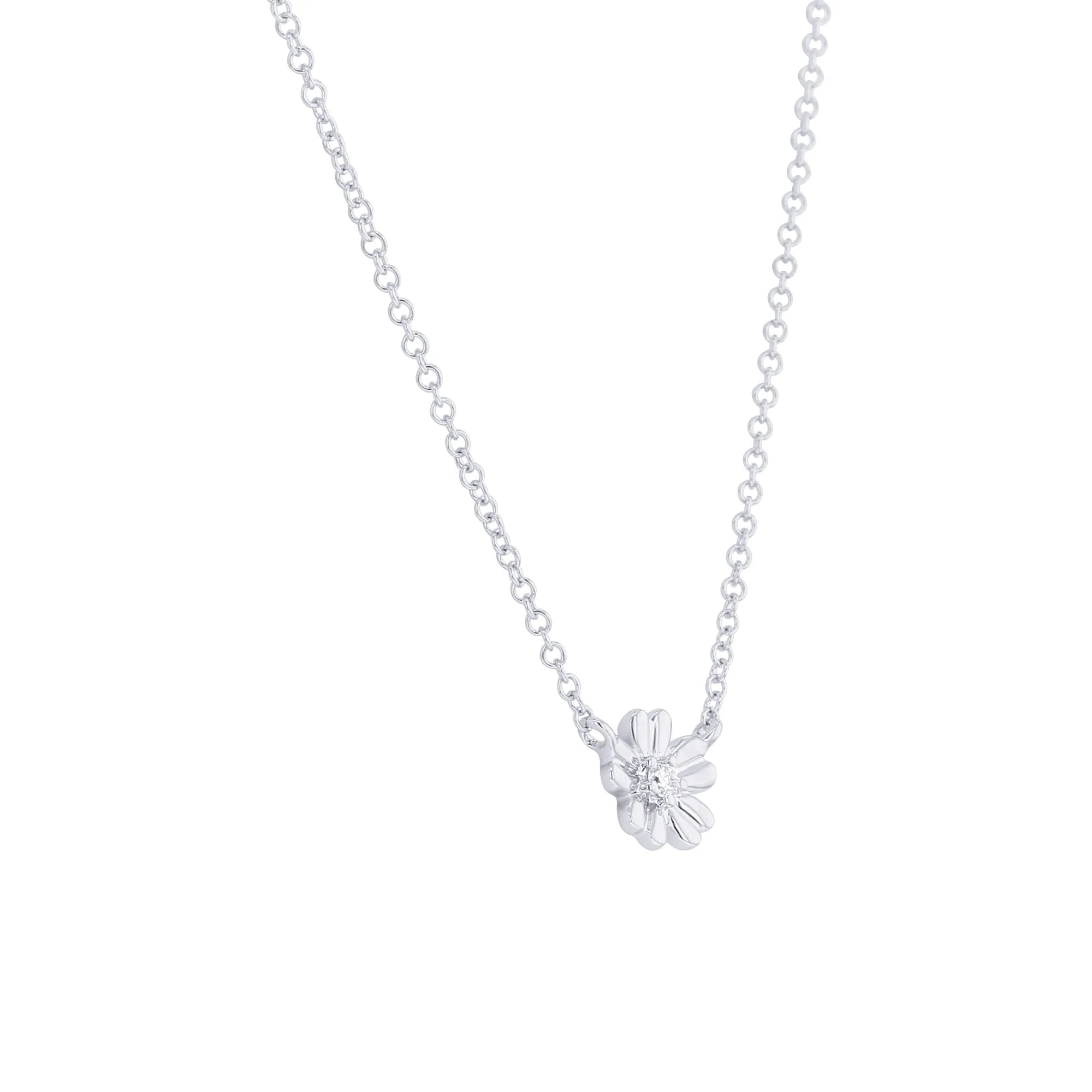 Petite Blossom Diamond Necklace