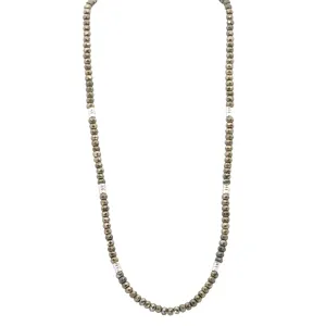 Pyrite Beaded Necklace