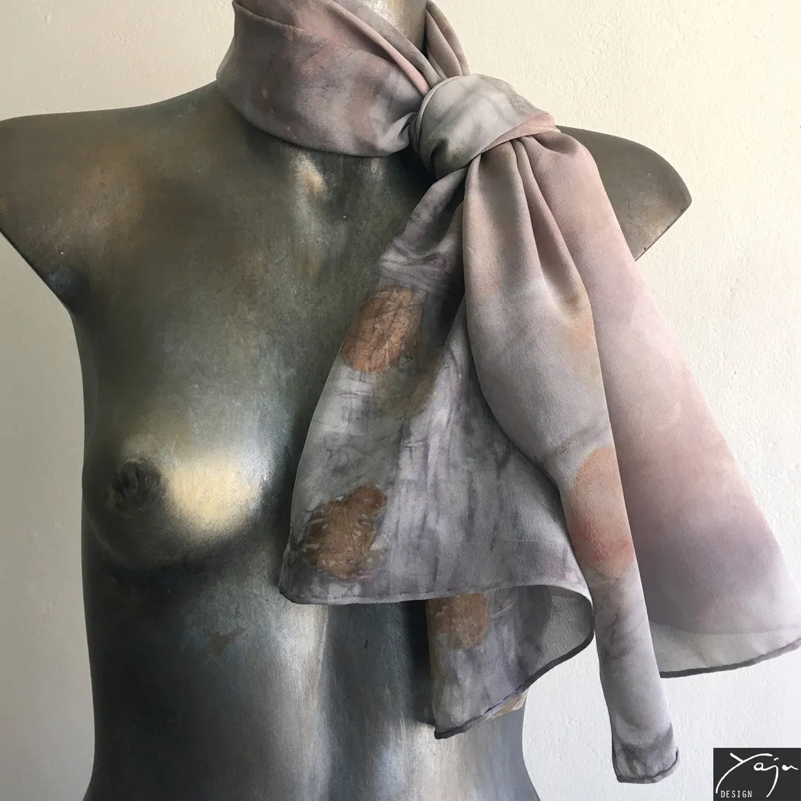 'Quiet Walk' - Silk Scarf No.3