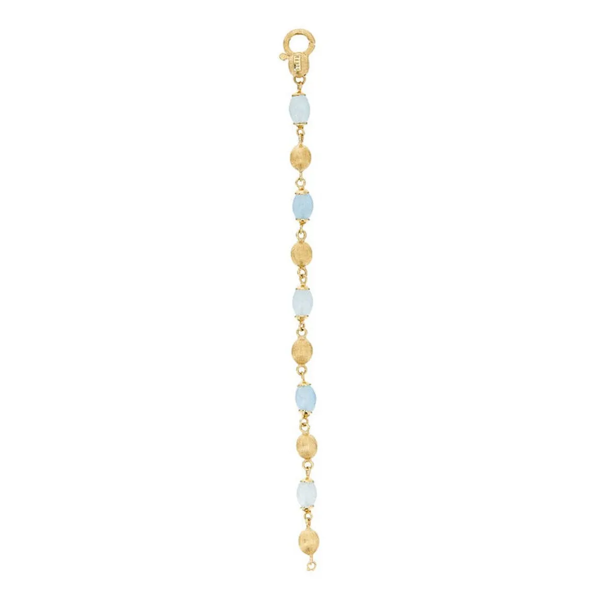 "AZURE" Gold & Aquamarine Casual Bracelet - BN25-575